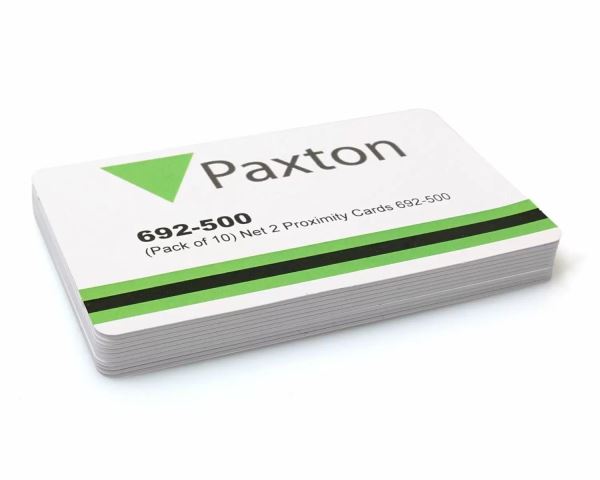 Paxton 692-500 Net2 Proximity ISO CARDS - No MagStripe (Pack of 10)