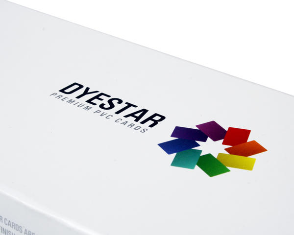 Dyestar Blank White Plastic Cards (Pack of 100)