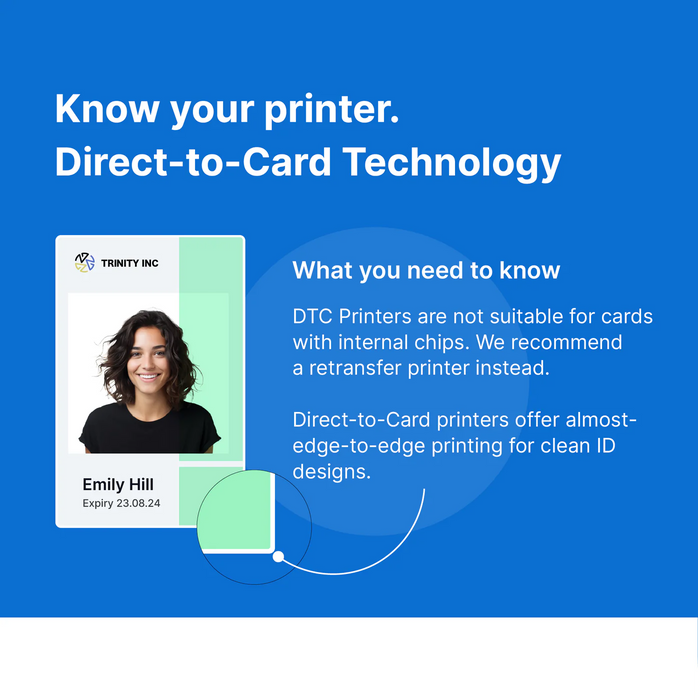 Matica MC110 Rewritable ID Card Printer Bundle
