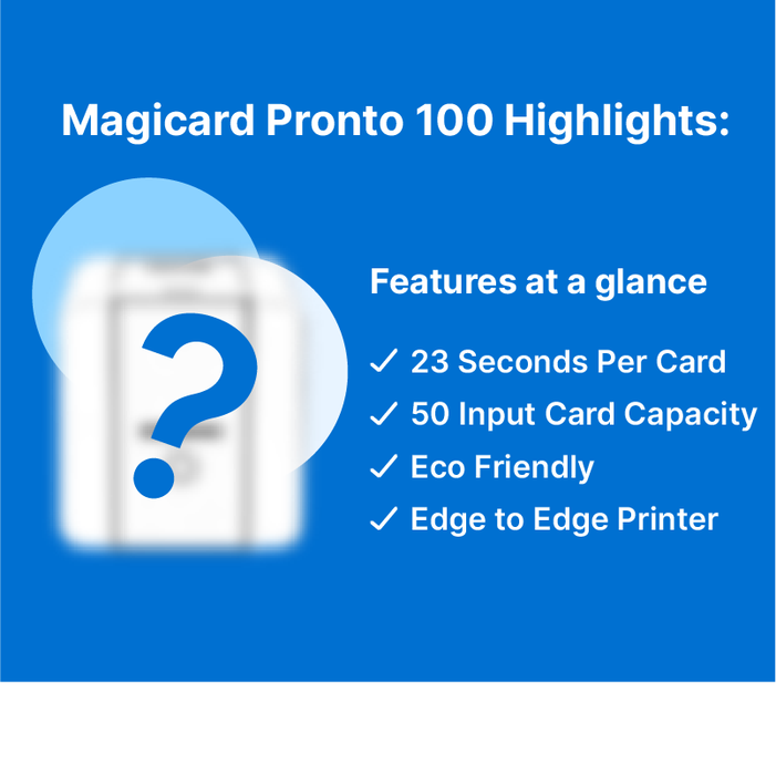 Magicard Pronto 100 Rewritable ID Card Printer