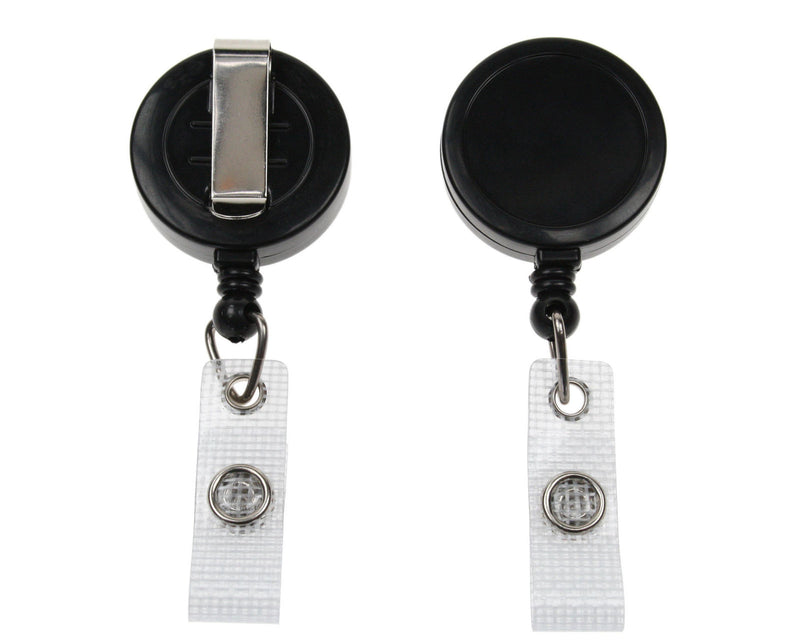ID Badge Reels With Strap Clip (Pack of 50)