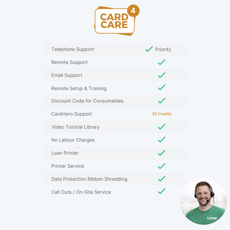 Printer Support - CardCare