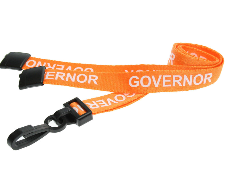 Recycled 15mm Governor Lanyards with Plastic J Clip (Pack of 100)