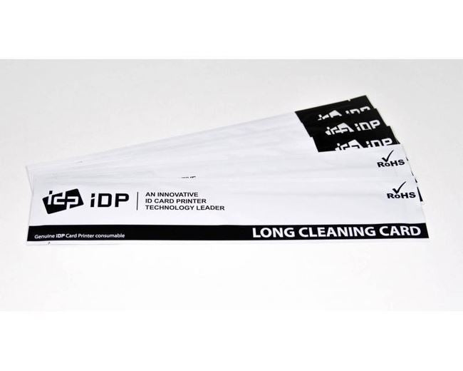 IDP Smart 659909 21/31/51/81 Long Sleeve Cleaning Card Kit (Pack of 10)