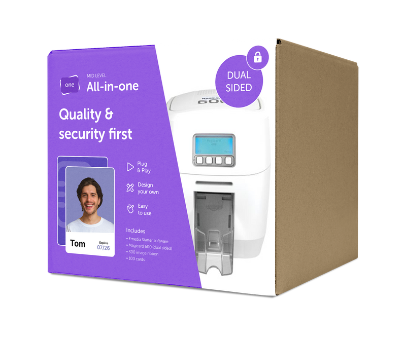 Magicard 600 All-in-one Expert Level ID Card Printer Bundle
