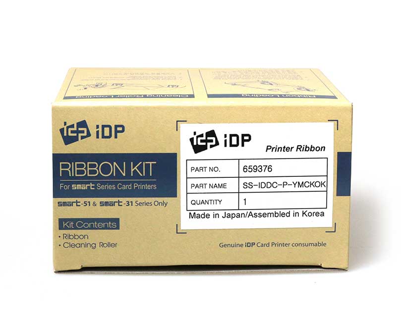 Smart 659376 YMCKOK Ribbon - 200 Prints